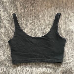 Brandy Melville Black Crop Top